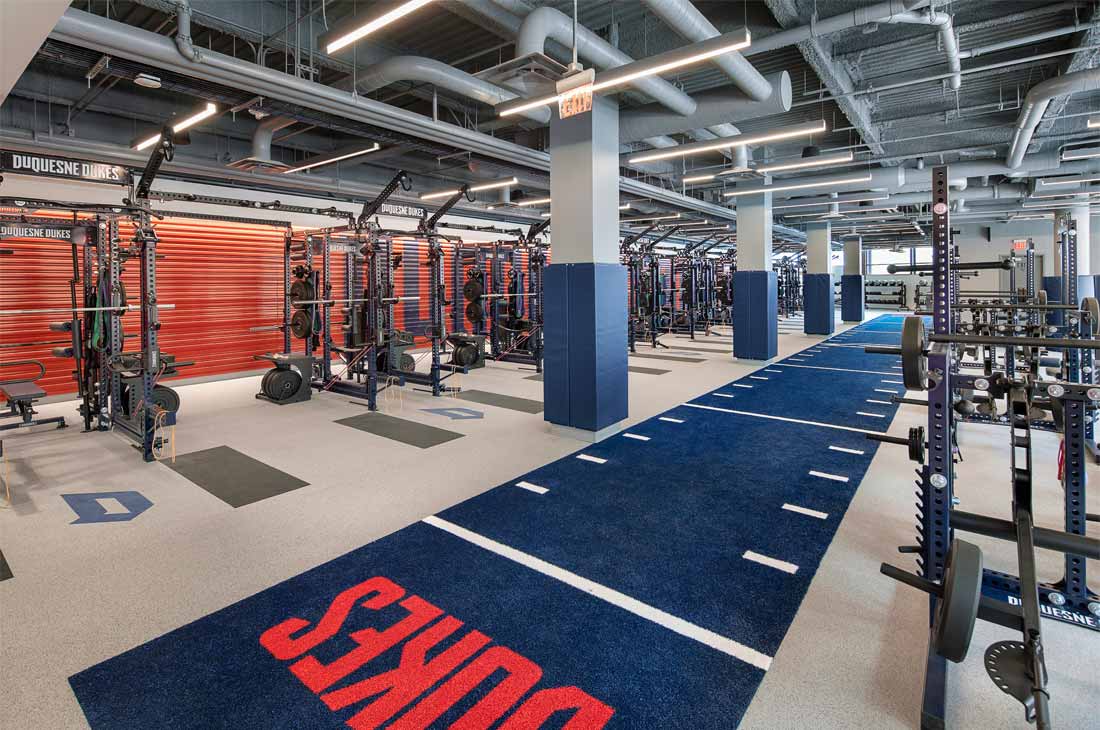 Go Inside Duquesne’s Newly Renovated UPMC Cooper Fieldhouse Built
