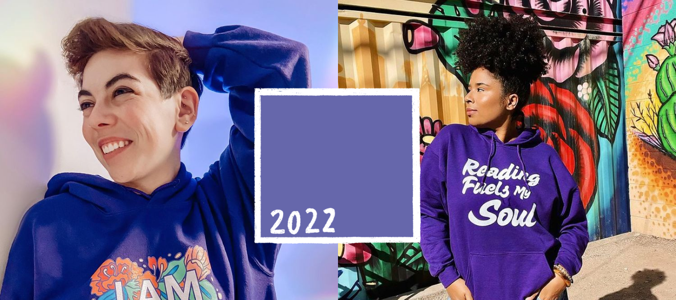 Designing Shirts with Very Peri, the 2022 Pantone Color of the Year