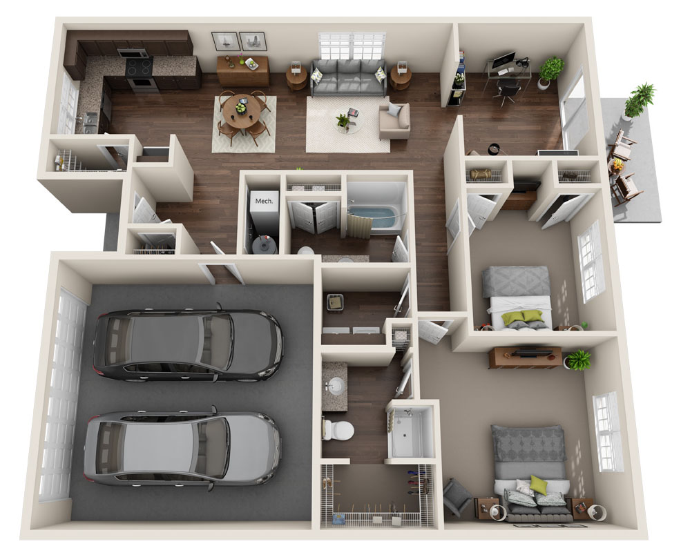 How to Choose the Right Apartment Rental Floor Plan Redwood Blog