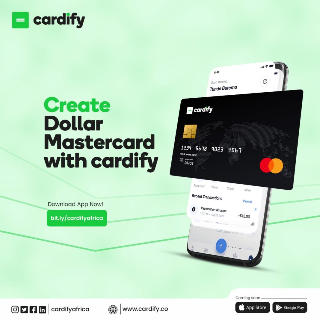 Paying for youtube premium with Cardify Virtual Dollar Card