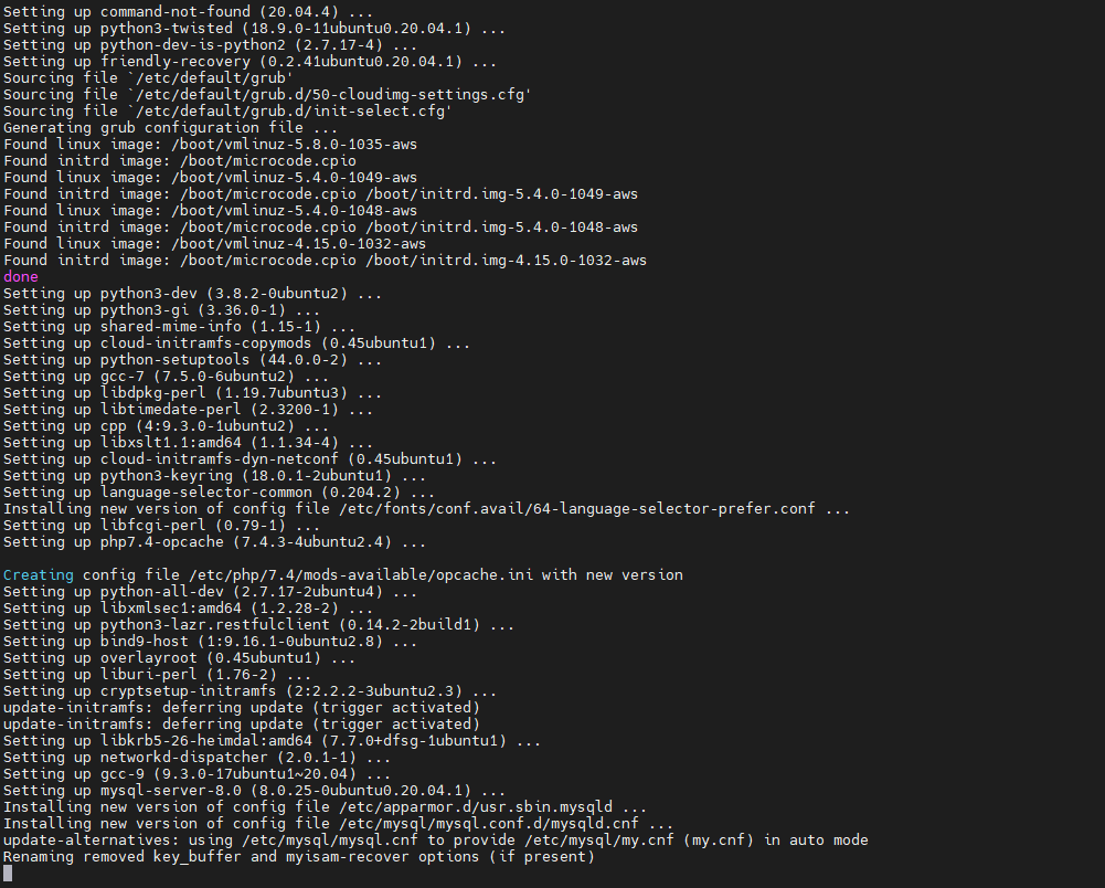 Upgrading Amazon AWS EC2 Ubuntu 18.04 LTS to Ubuntu 20.04 LTS Carles