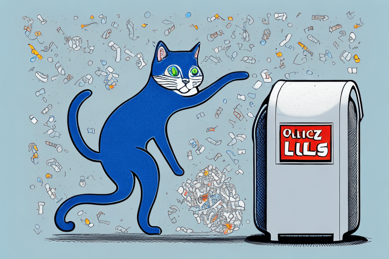 What Does a Ojos Azules Cat Kicking Litter Outside the Box Mean? The