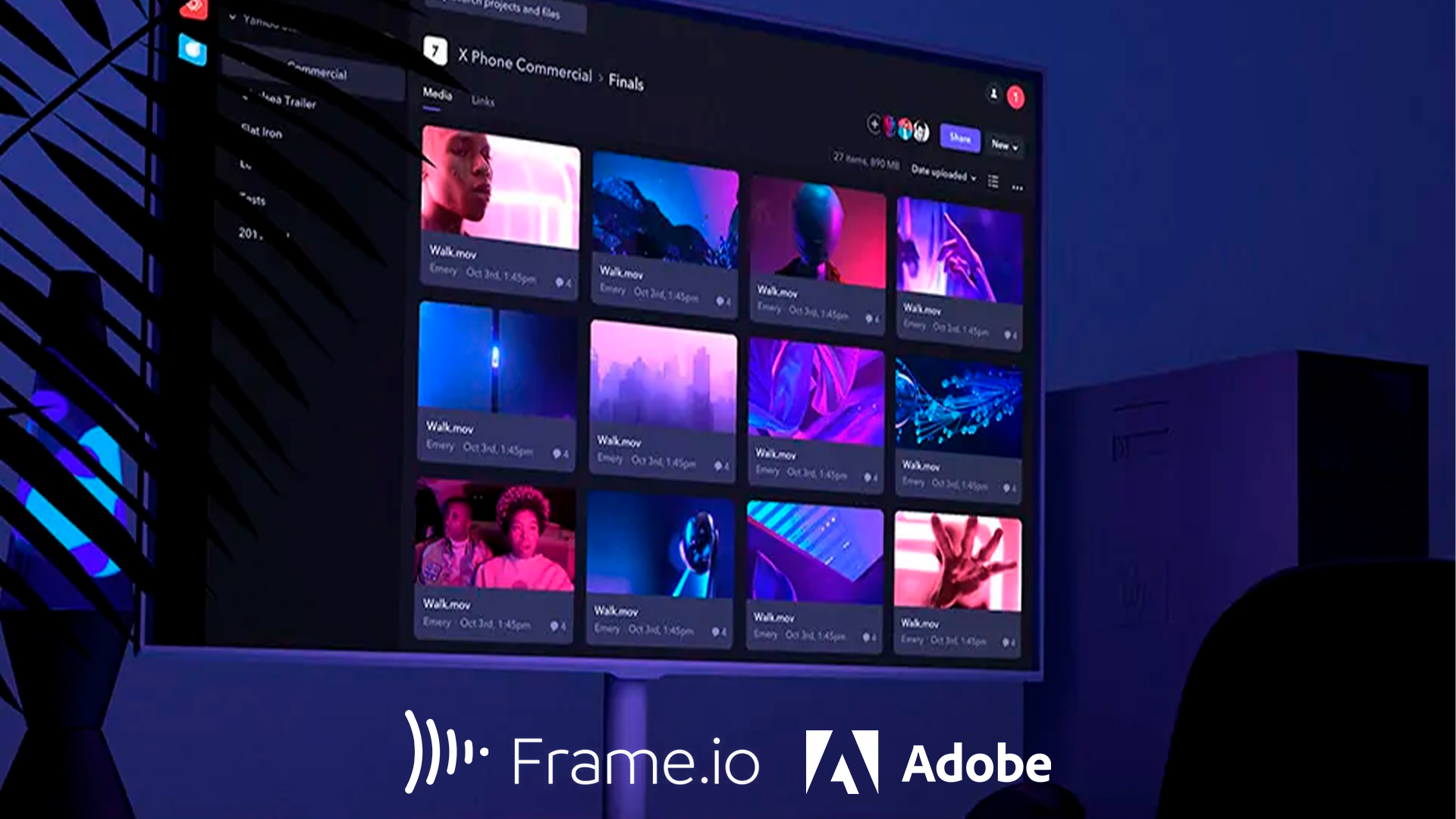 Integración Frame.io en la nube