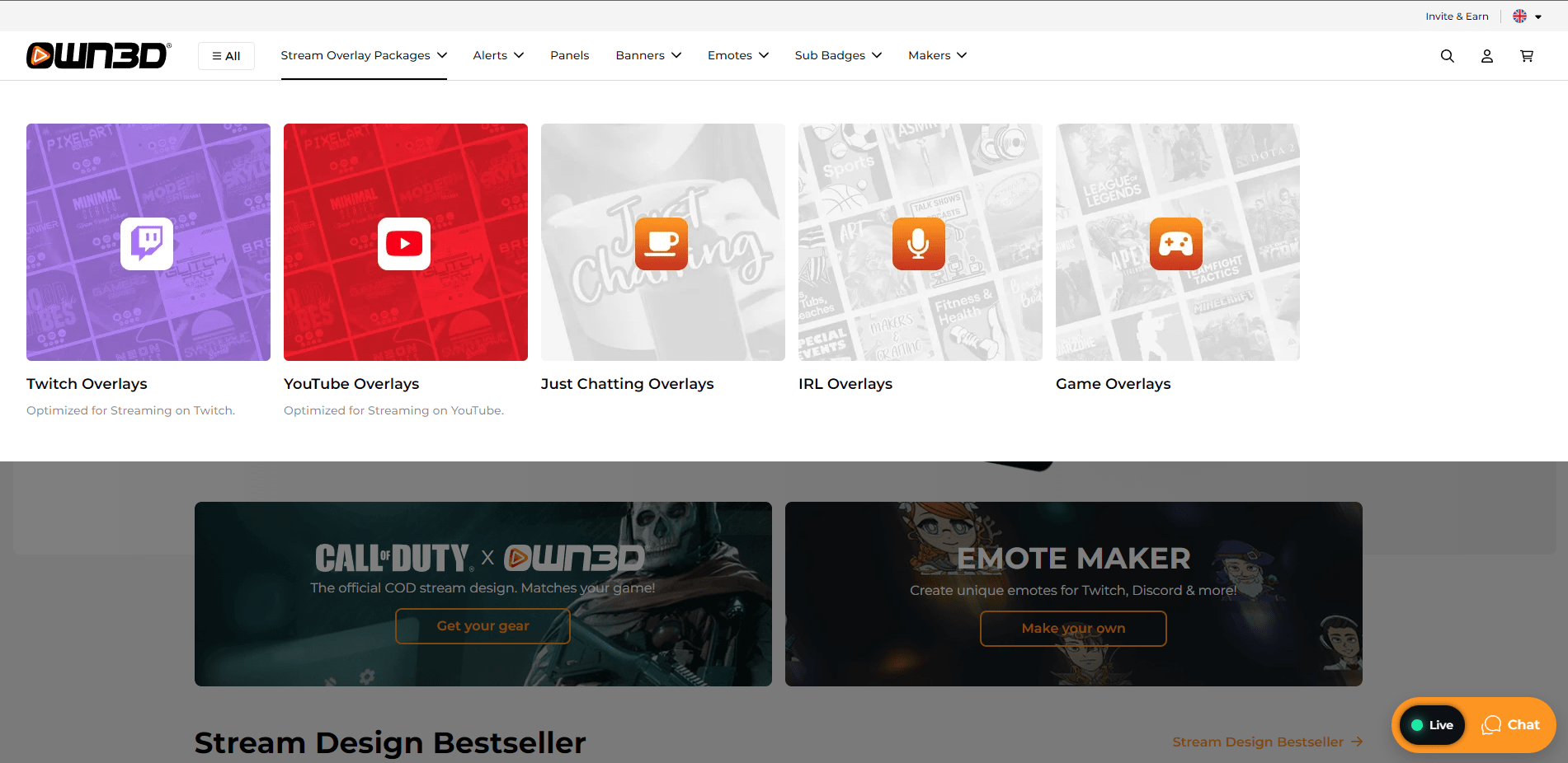 Professional Look with OWN3D Premium Packages OWN3D