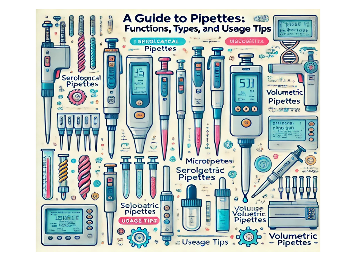 Pipettes Complete Guide to Functions, Types, and Usage