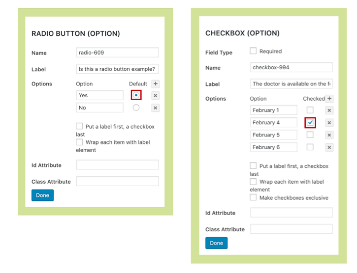 Better Contact Form 7 Checkboxes & Radio Buttons