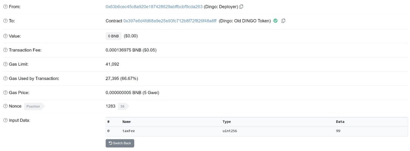 Dingo Token ranking is 774, with a live market cap of 10,941,525 USD