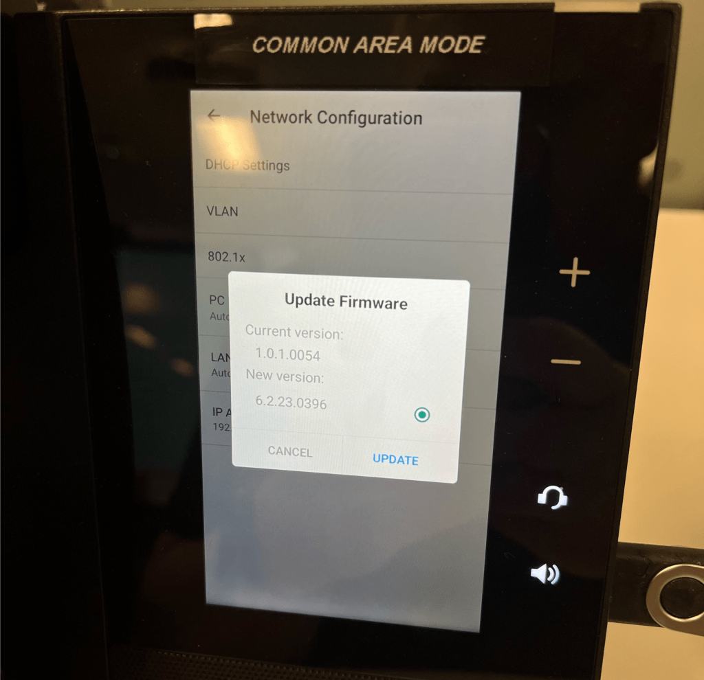 Unable to Access Web Interface or Update a Poly VVX400 ver 1.0.1.0054