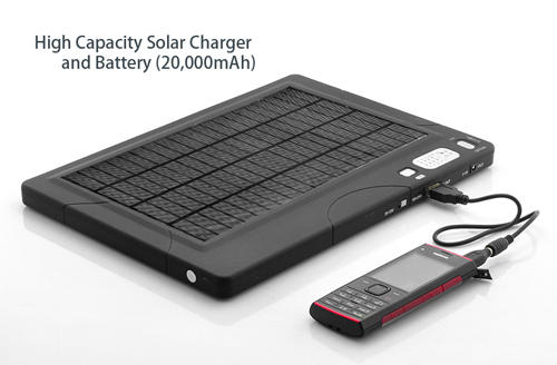 20,000mAh High Capacity Solar Charger and Battery