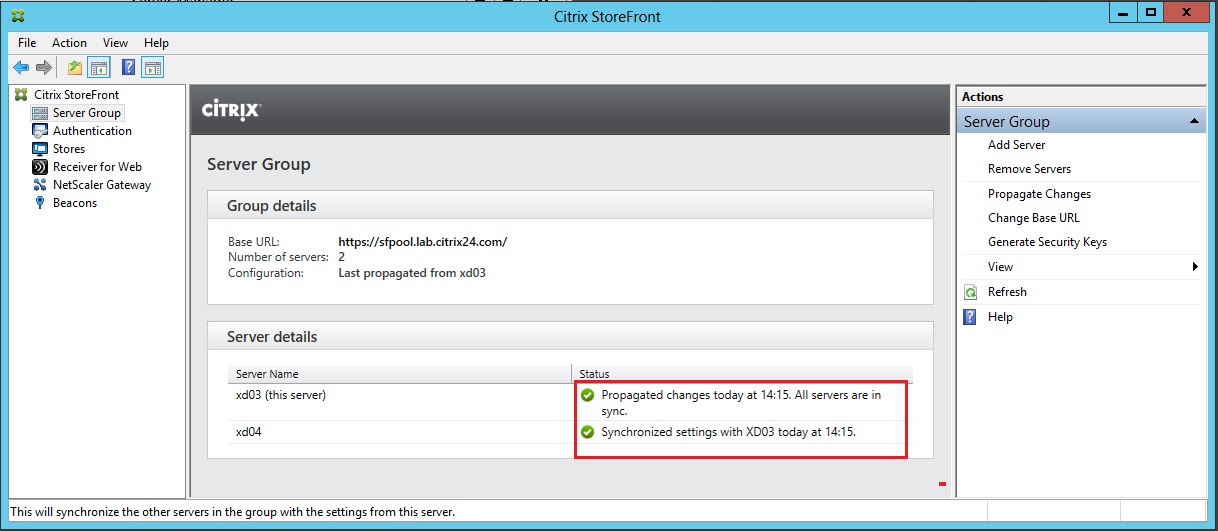 CITRIX VOYAGE Add Remove a new server to server group in Citrix