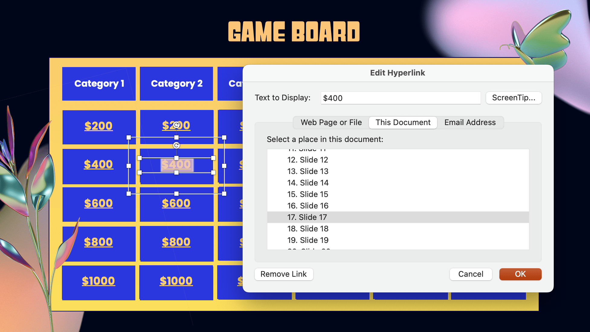 How to Make a Jeopardy Game on PowerPoint (Playable Template) ClassPoint