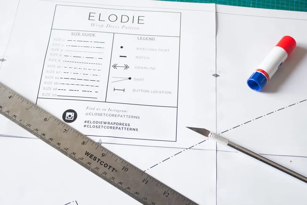 How to Print & Assemble PDF Patterns Closet Core Patterns