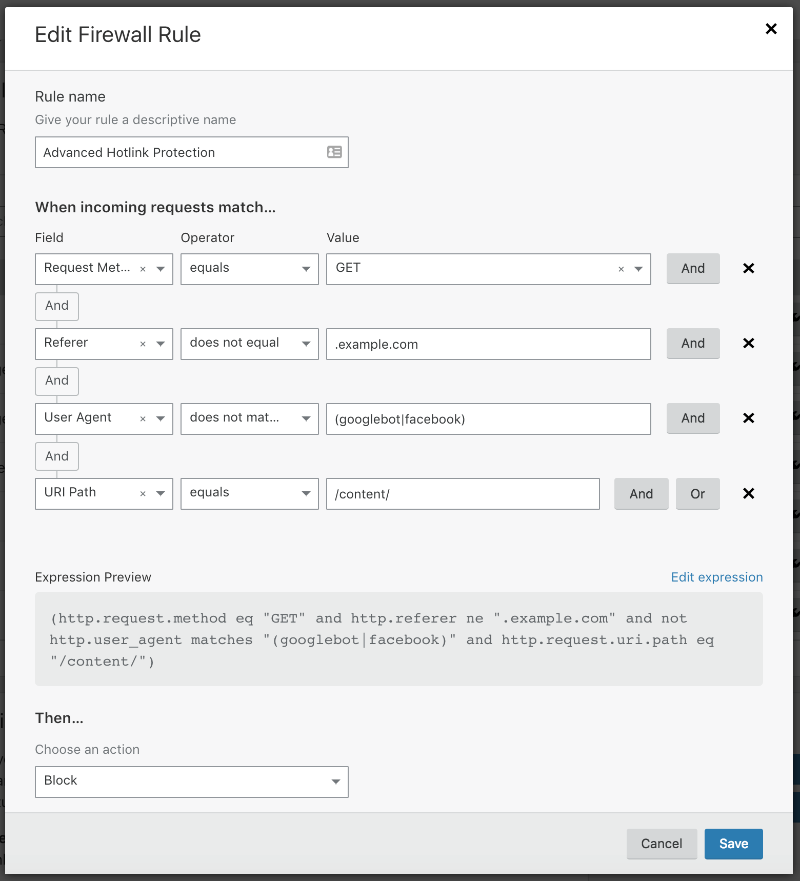 Announcing Firewall Rules