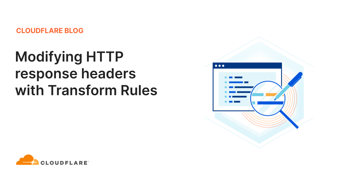 Modifying HTTP response headers with Transform Rules
