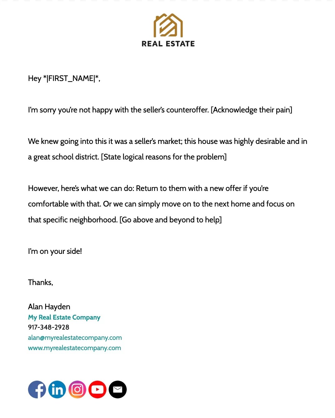 6 Free Real Estate Email Templates cloudHQ