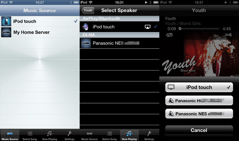 L'application Panasonic Music Streaming Blog Cobra