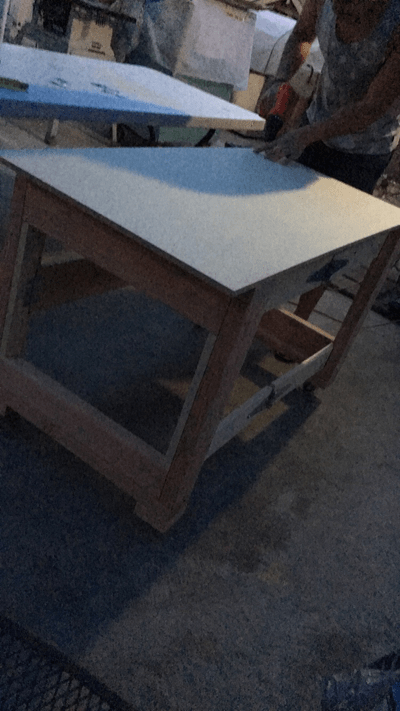 Completed Folding Table