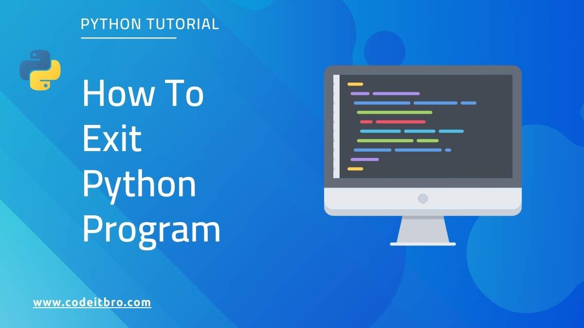 How to Exit Python Program [4 Methods]
