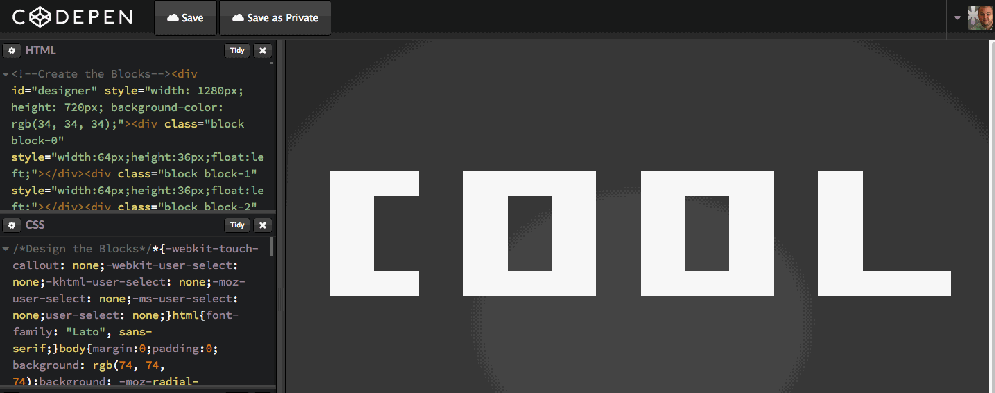 UI Thumb Generator CodePen