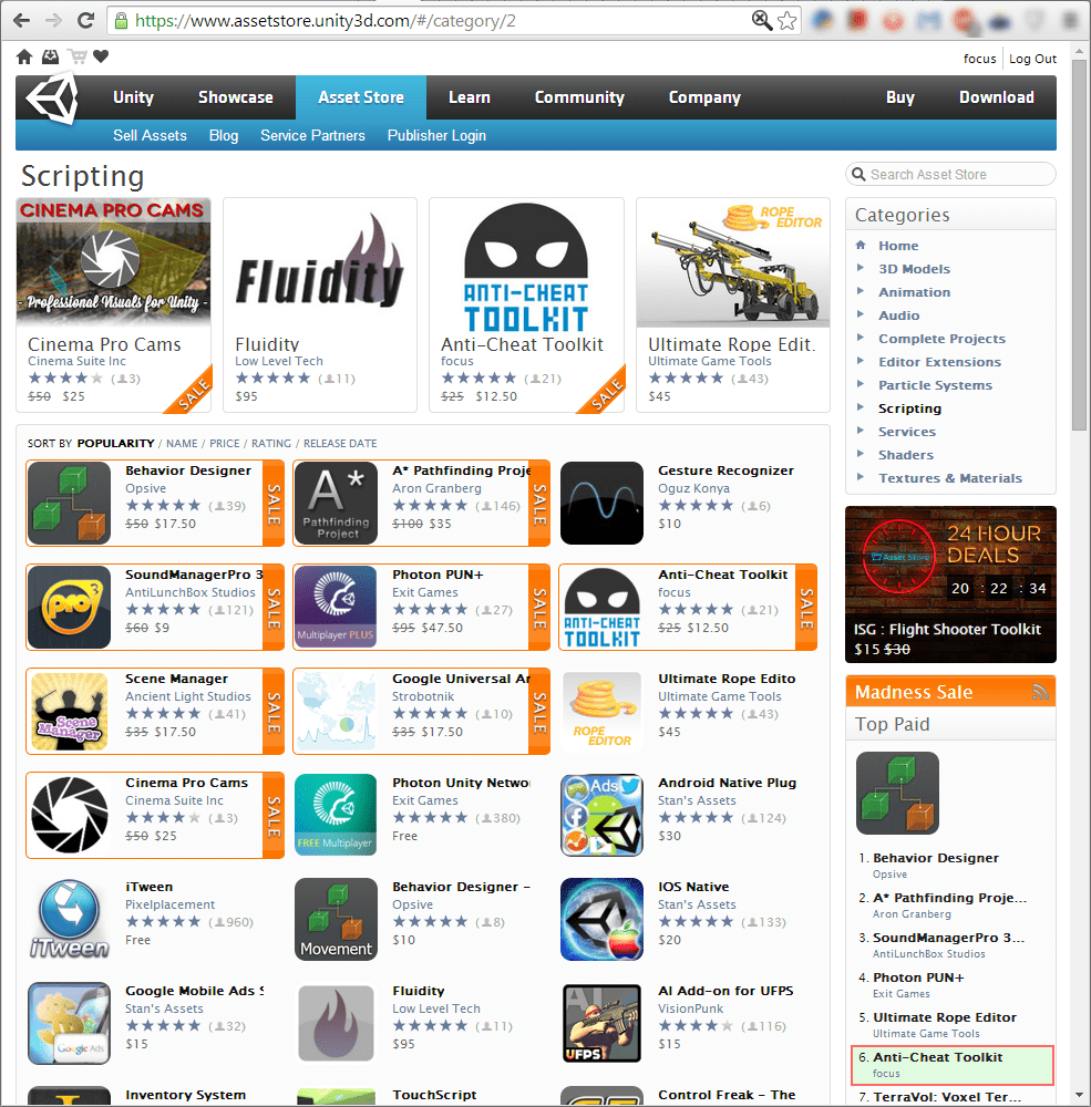 Unity Asset Store and Madness Sale my experience CODE STAGE