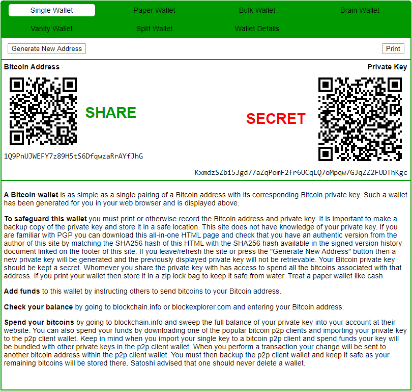 An ultimate guide to Bitcoin Paper Wallet CoinCodeCap