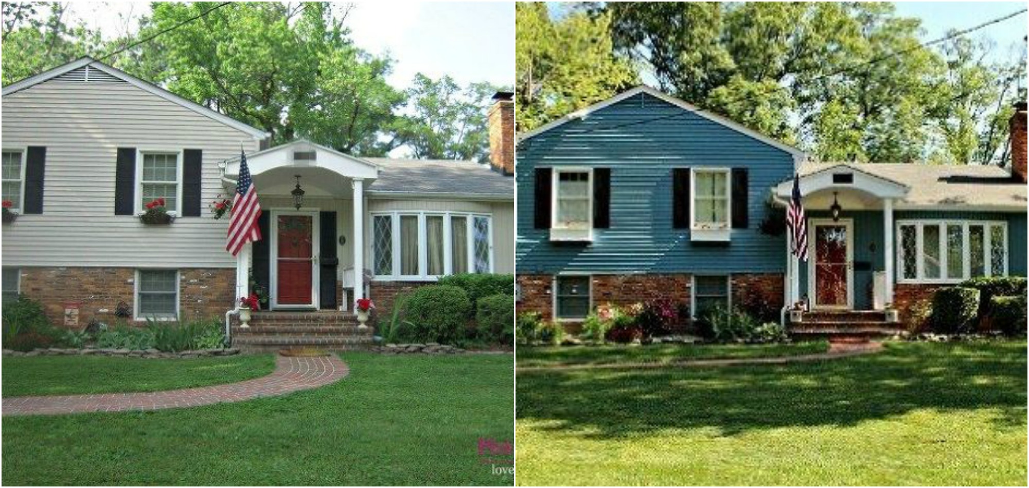 9 Incredible Home Exterior Makeovers Coldwell Banker Blue Matter