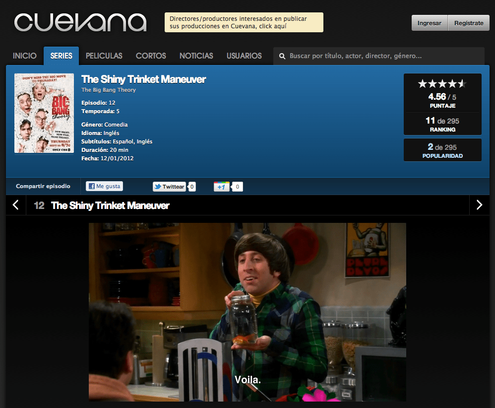 Cuevana en serios problemas por el cierre de Megaupload