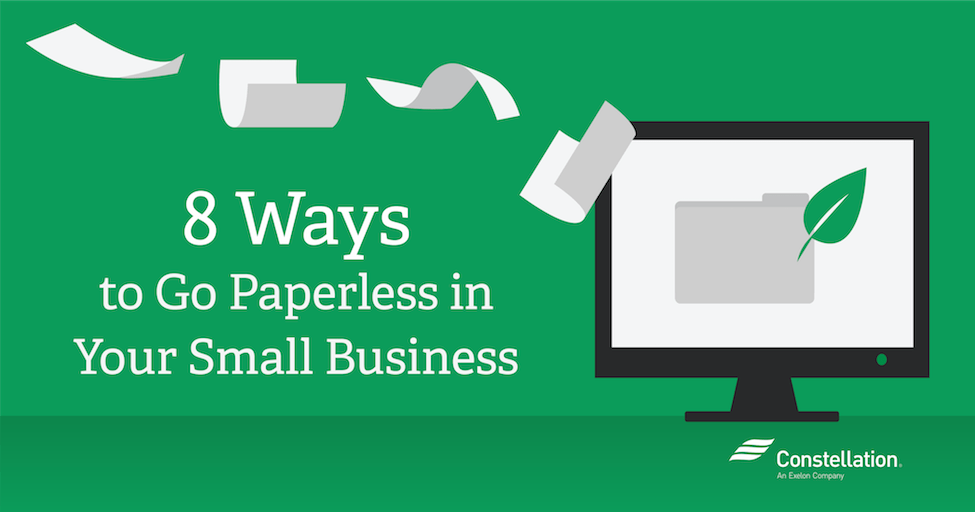 8 Ways to Go Paperless in Your Small Business Constellation
