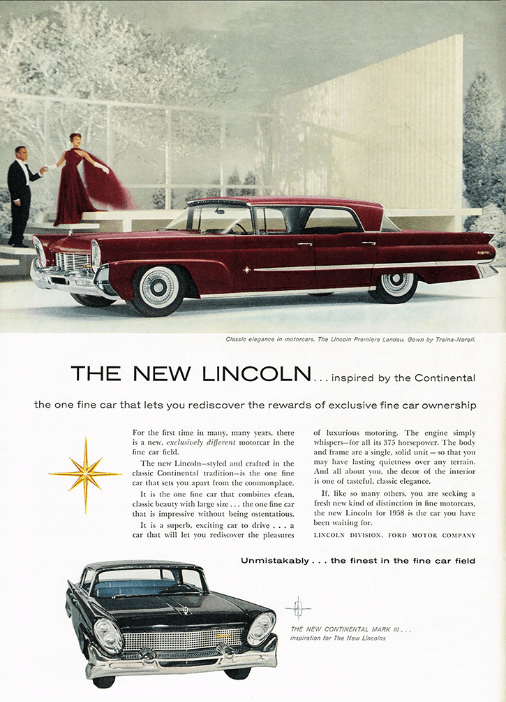 Luxury Madness! A Gallery Of Classic Lincoln Ads The Daily Drive