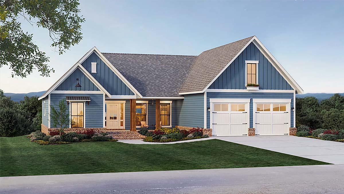 New 4 Bedroom Traditional Style Home Plan With Bonus Room