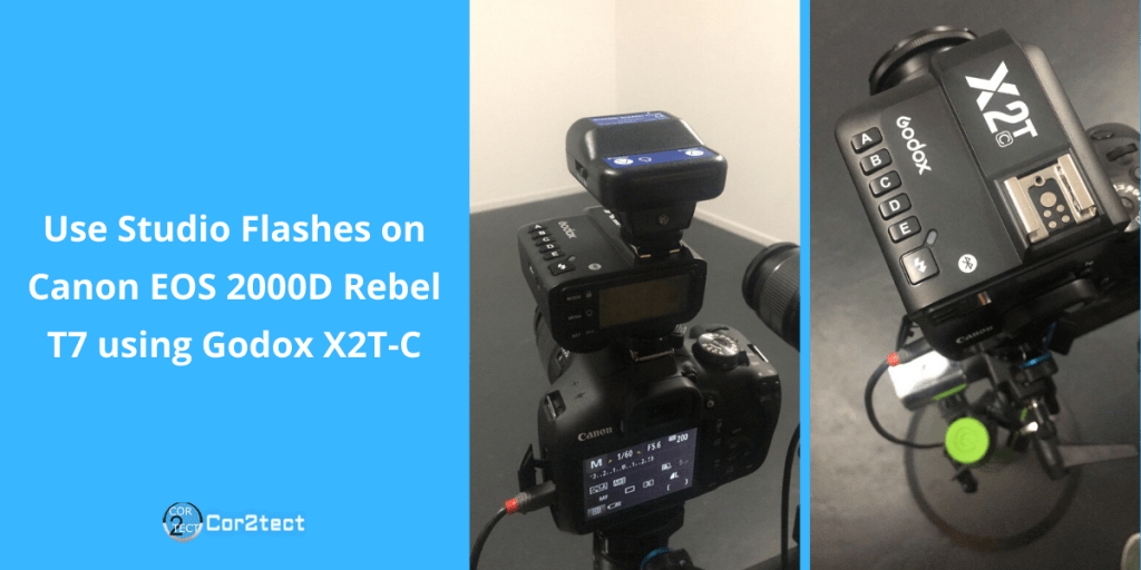 How to use studio flashes on canon eos 2000d rebel t7 for bullet time