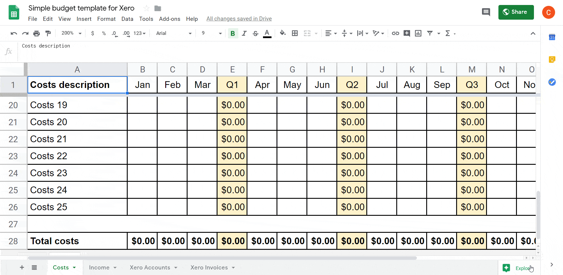 Simple Budget Template in Google Sheets Coupler.io Blog