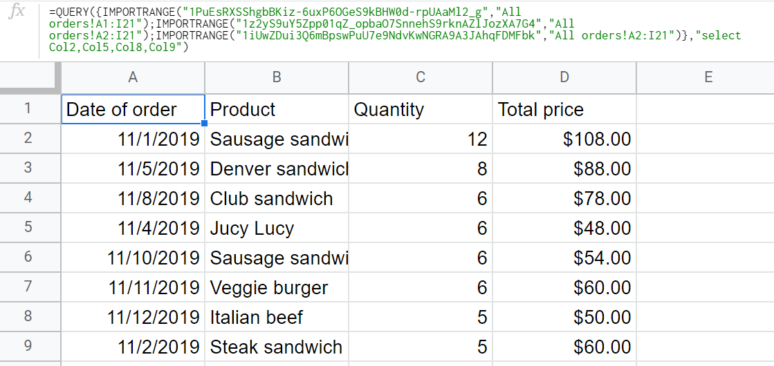 QUERY + IMPORTRANGE in Google Sheets With Examples 2023 Coupler.io Blog