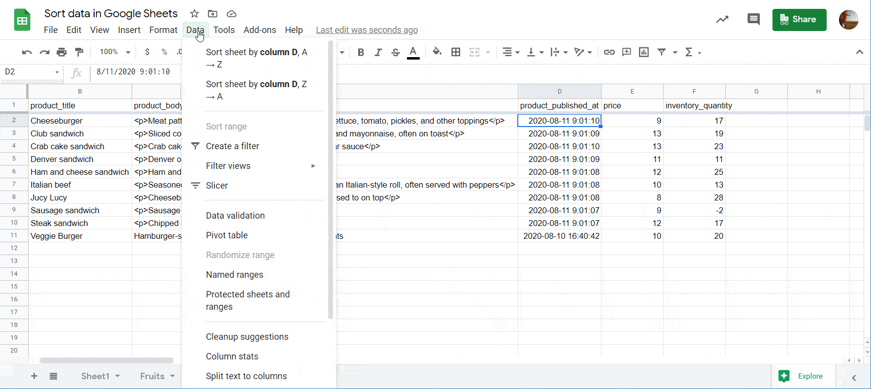 How to Sort Data in Google Sheets Explained Coupler.io Blog