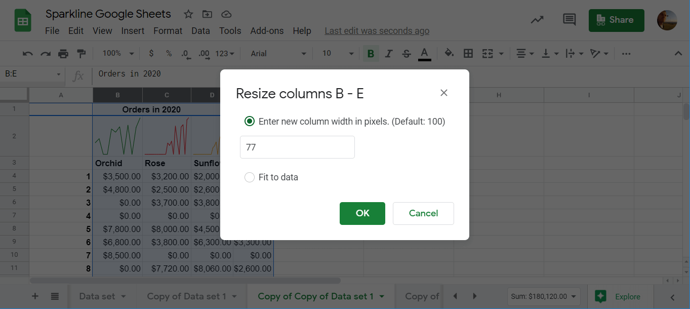 How to Change the Sparkline Color in Google Sheets JOE TECH