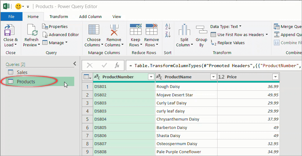 From power query to excel