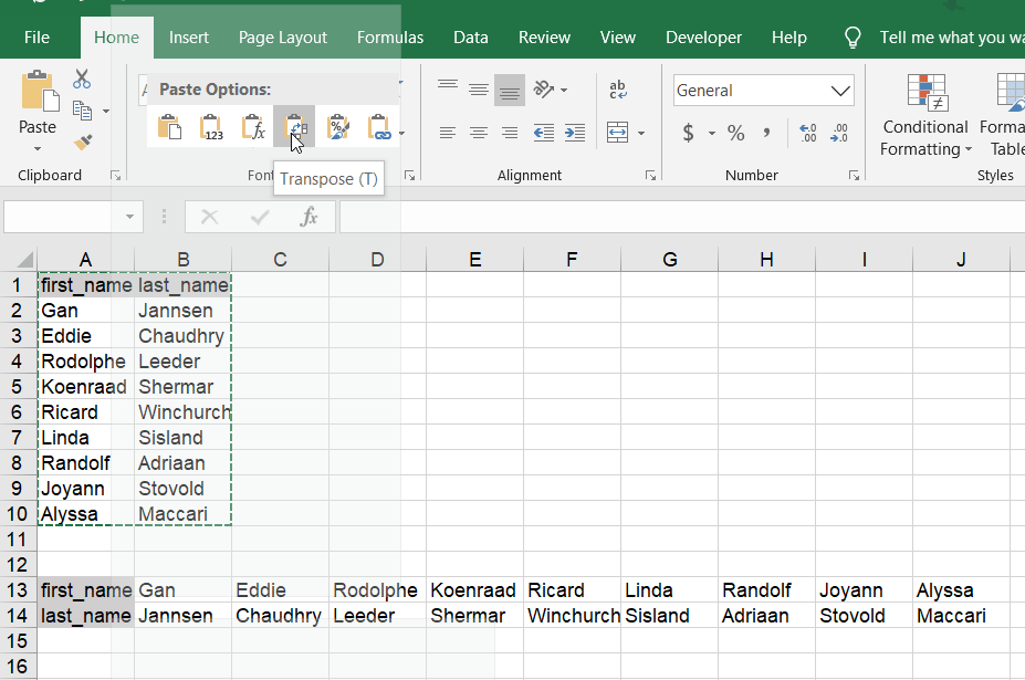 How to Convert Excel Rows to Columns? Coupler.io Blog