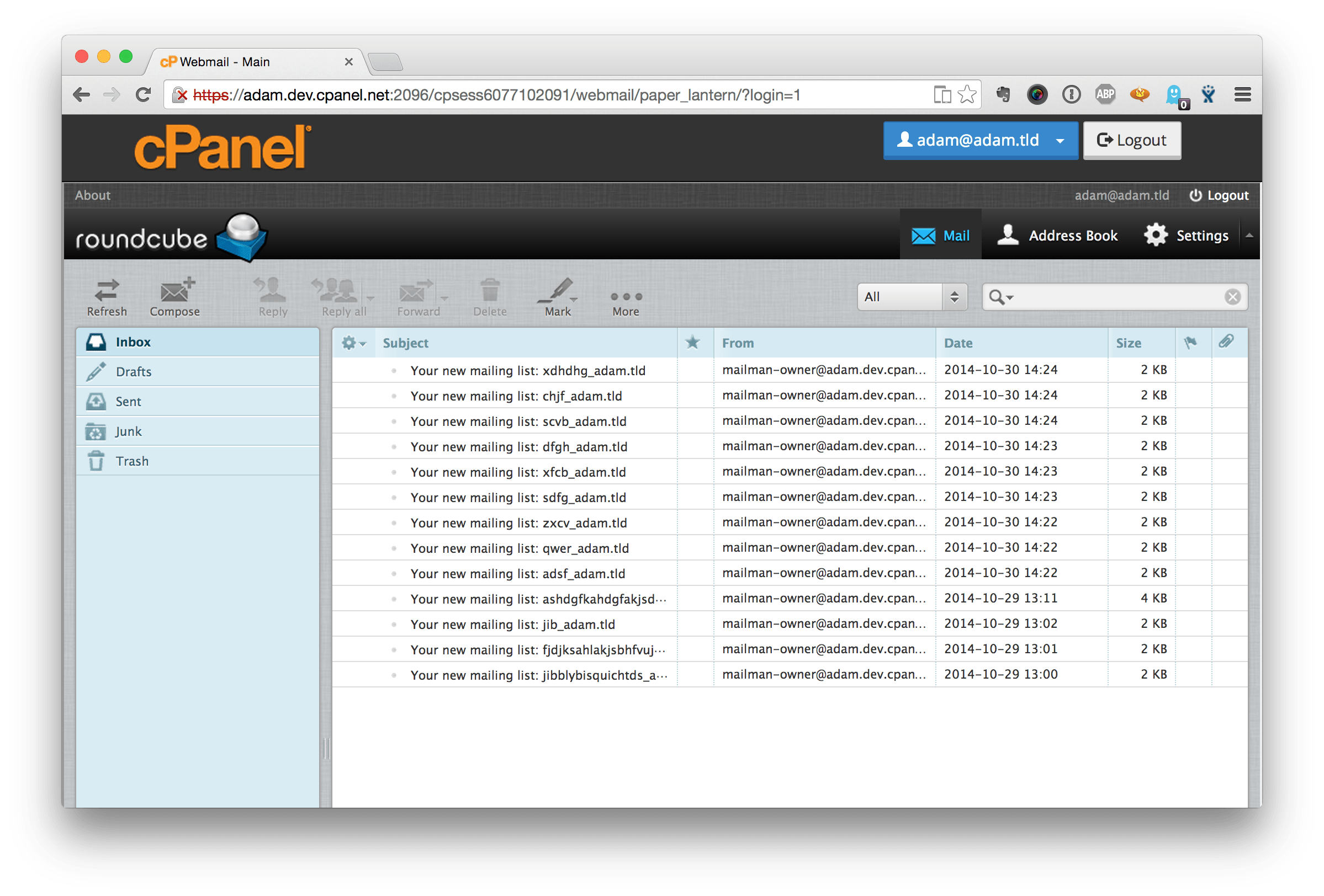 changes to the cPanel enduser webmail experience in 11.48