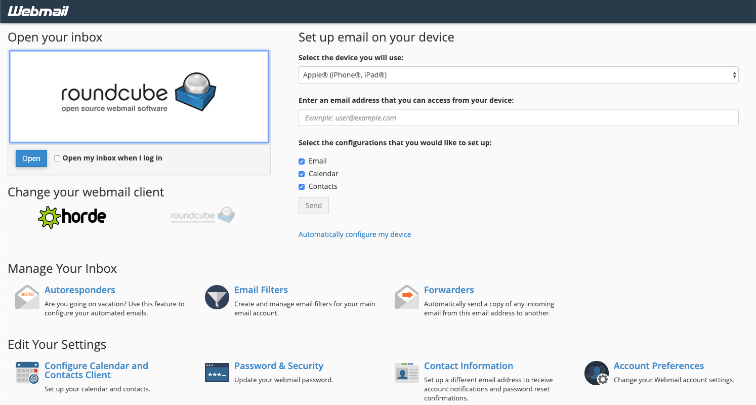 Using cPanel mail for Branded Email Accounts cPanel Blog