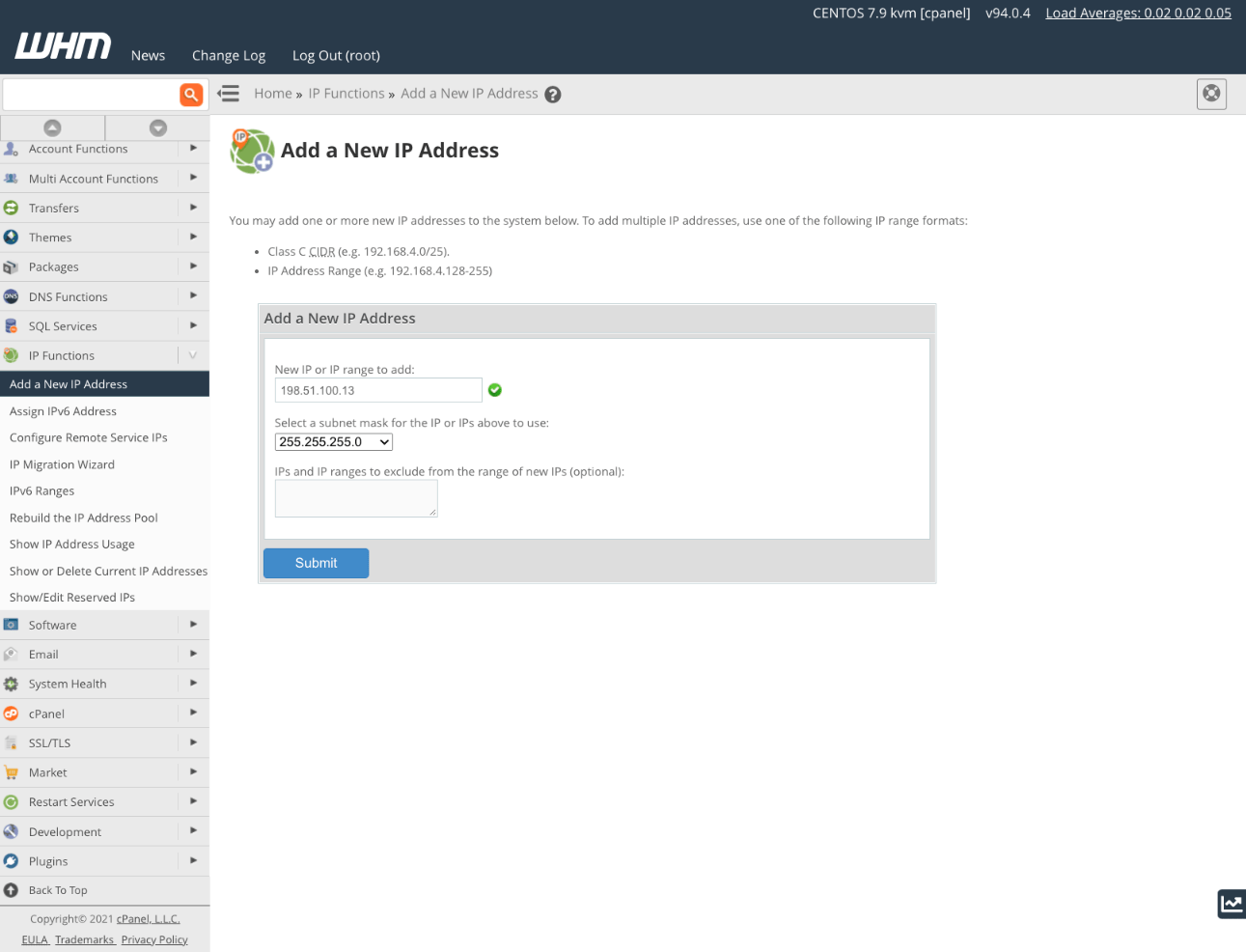 How to Change the Main Shared IP Address on cPanel® cPanel Blog