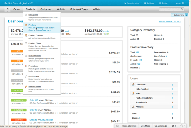 New features in the CSCart release News and Guides
