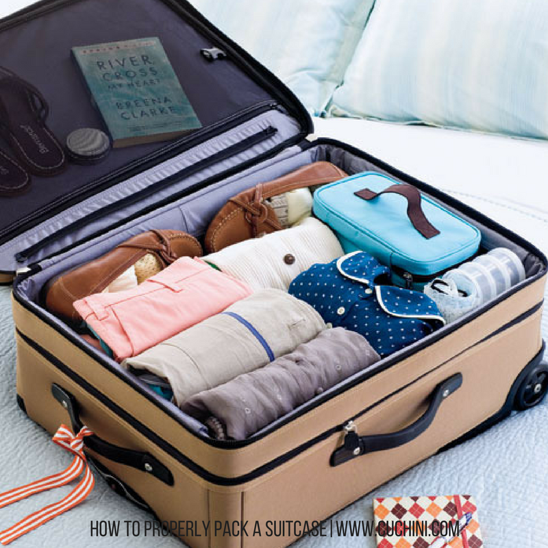 How to Properly Pack a Suitcase Cuchini Blog