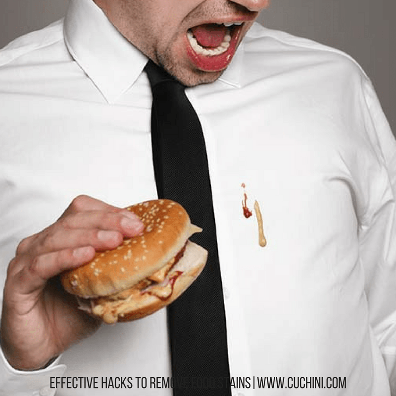 Effective Hacks to Remove Food Stains Cuchini Blog