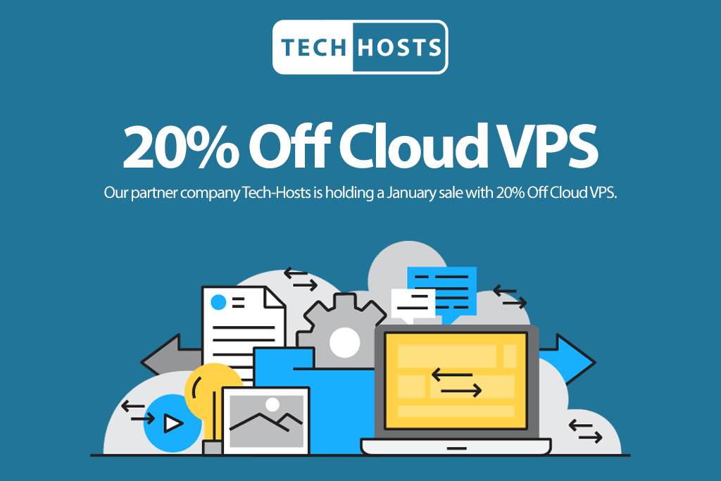 20 off Cloud VPS Servers at TechHosts CuroHosting Blog