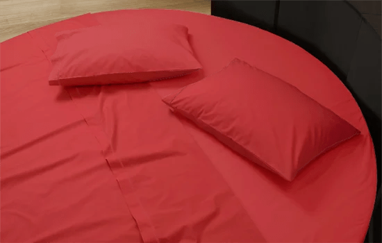 Lenzuola rotonde, accattivanti e moderne per il tuo letto rotondo