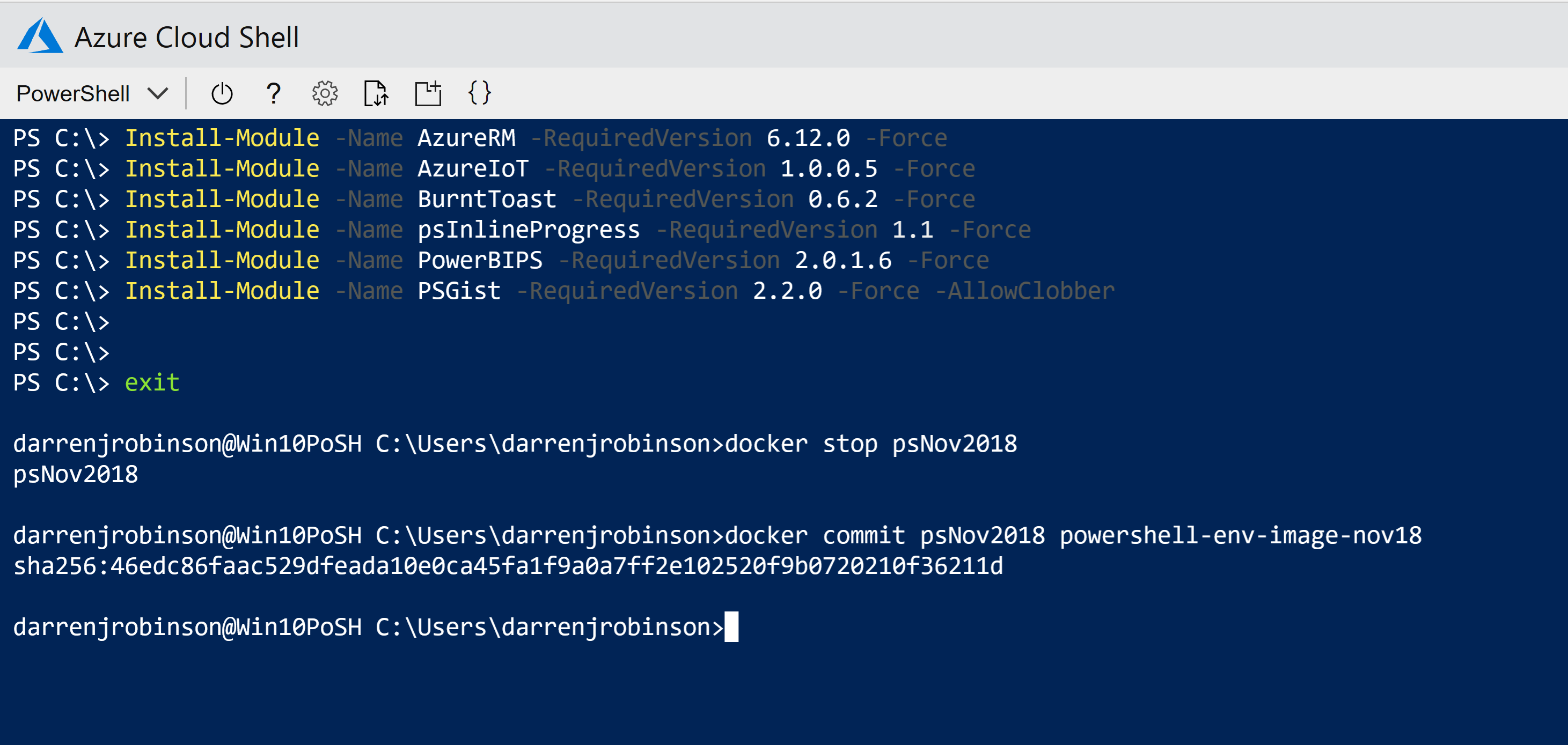 Nested Virtual PowerShell Desktop Environments on Windows 10 & Windows