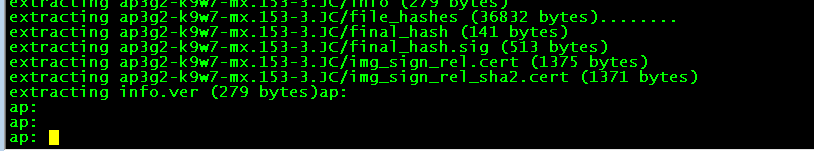 Re-imaging Cisco Access Points