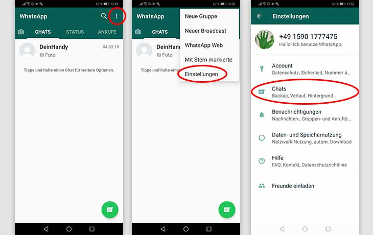 WhatsAppHintergrund ändern So funktioniert’s