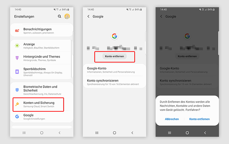 Google Konto vom Handy löschen So funktioniert’s