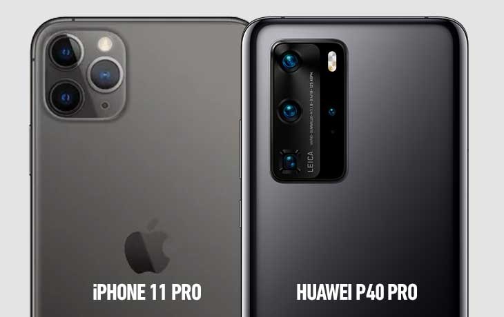 Huawei P40 Pro vs. iPhone 11 Pro Vergleich der Kraftprotze